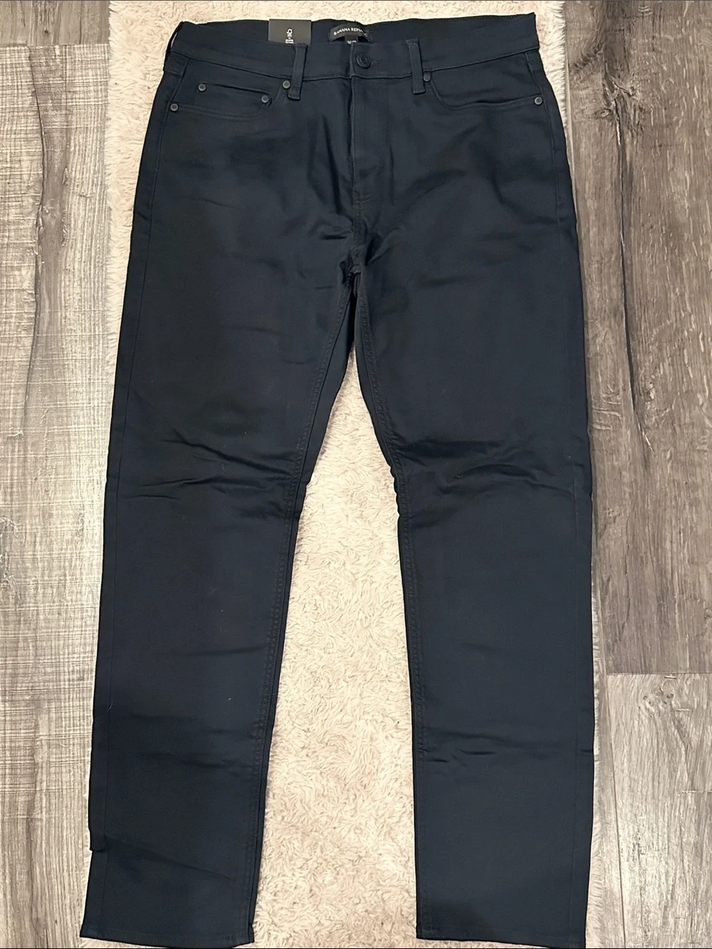 Banana Republic Slim Straight Jeans in Black